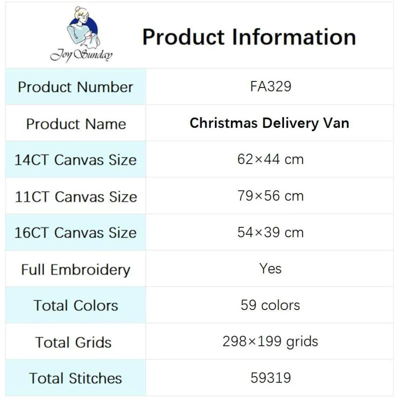 Christmas Express Car Cross Stitch Kits