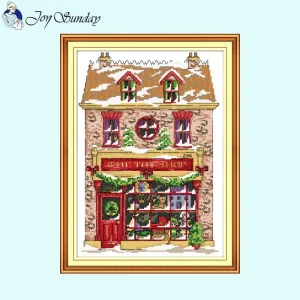 Christmas Toys for Tots cross and stitch