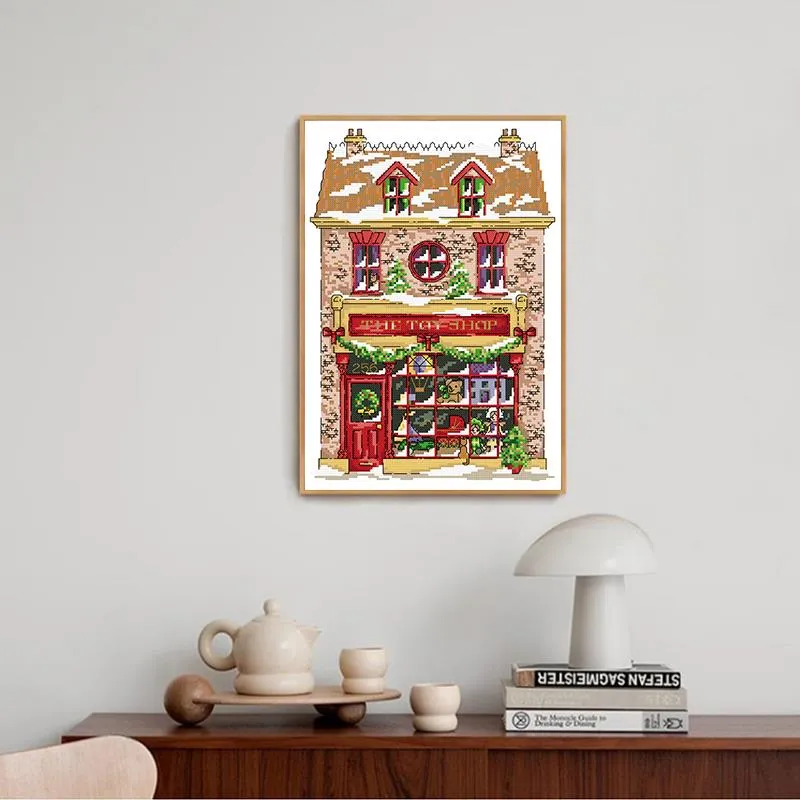 Christmas Toys for Tots cross and stitch