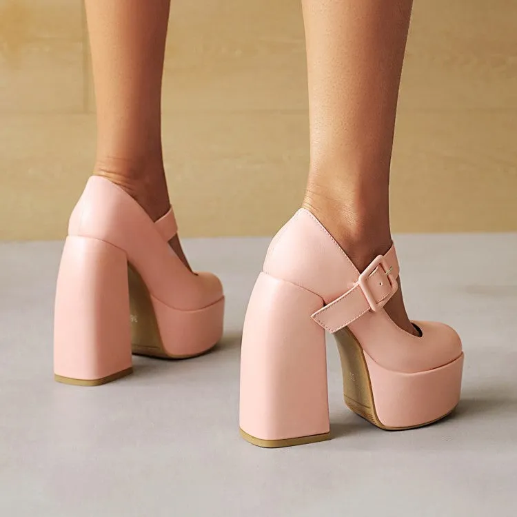 Chunky Heel Sandals