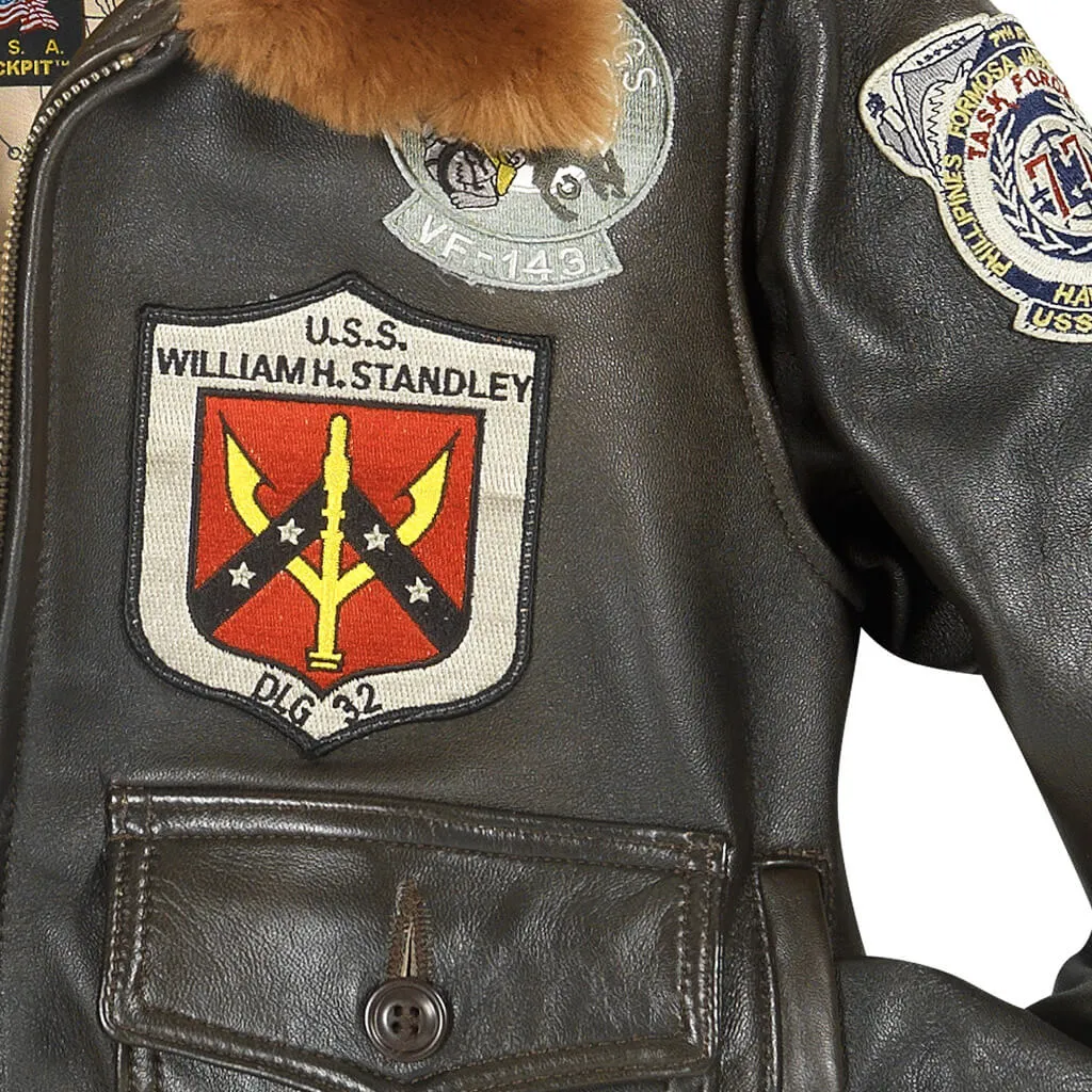 Cockpit USA Women's Top Gun Flight Lambskin Jacket
