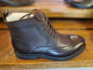 Coffee Ivan Lace up Boot Sergio Duletti