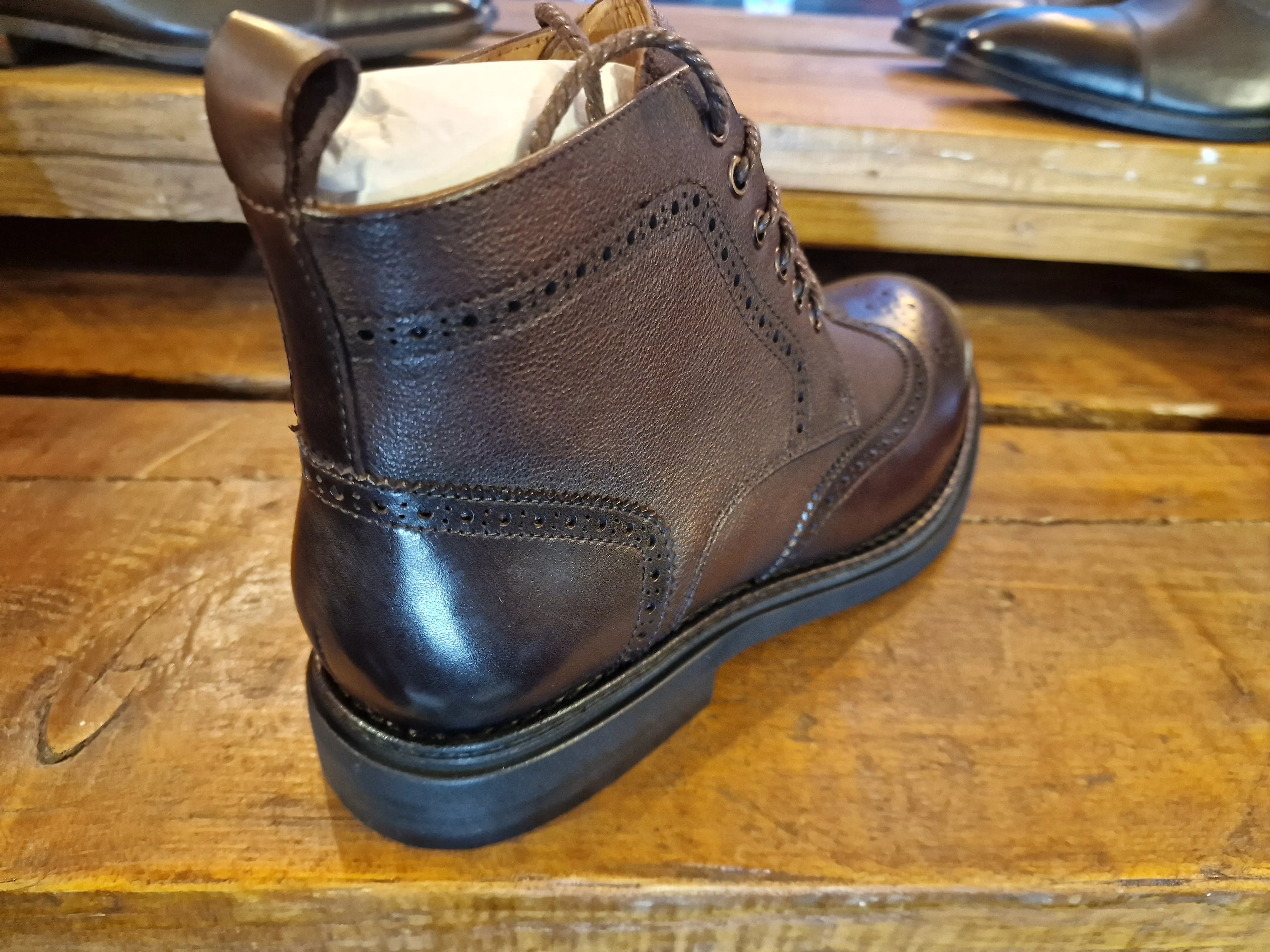 Coffee Ivan Lace up Boot Sergio Duletti