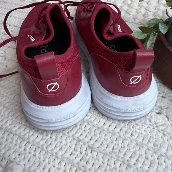 COLE HAAN Men's 8.5 M Generation GRANDSPORT Stitchlite Sneaker Shoe Red White
