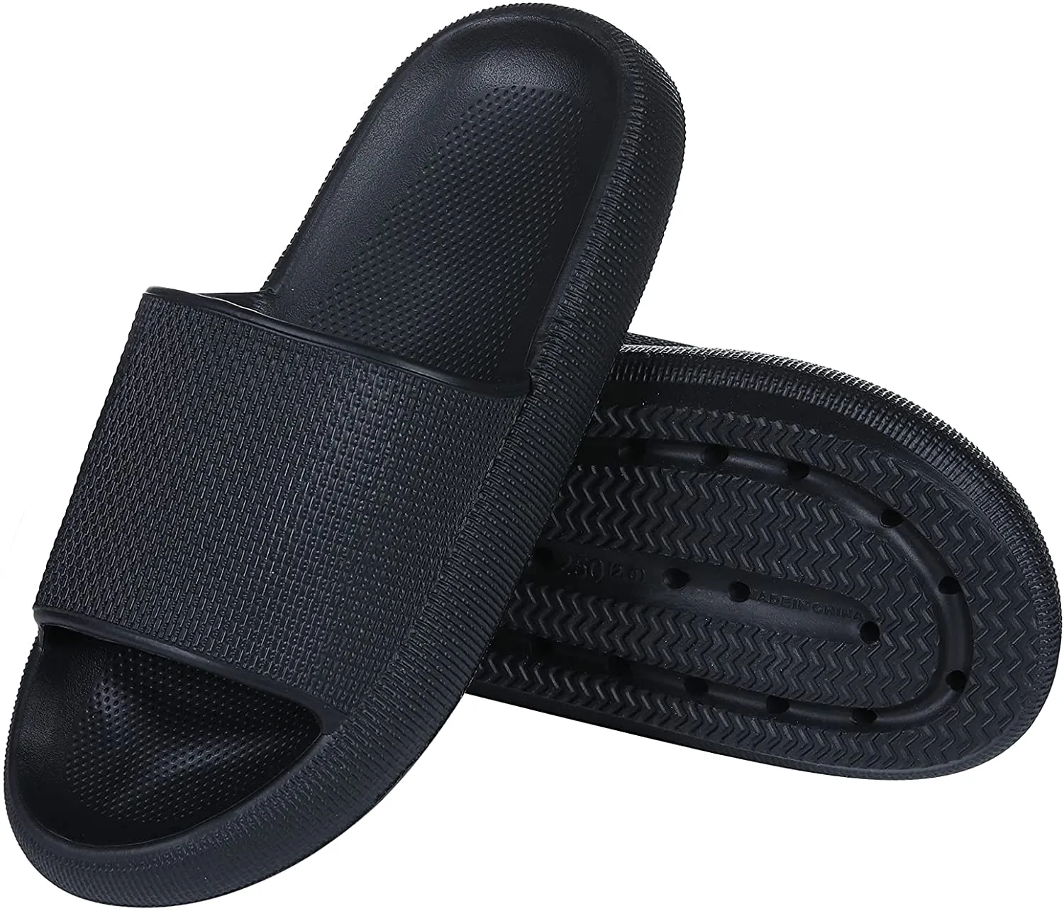 Colorxy Pillow Sandals Slippers for Women Men Non Slip Outdoor Shower Slides Shoes Bath Slippers