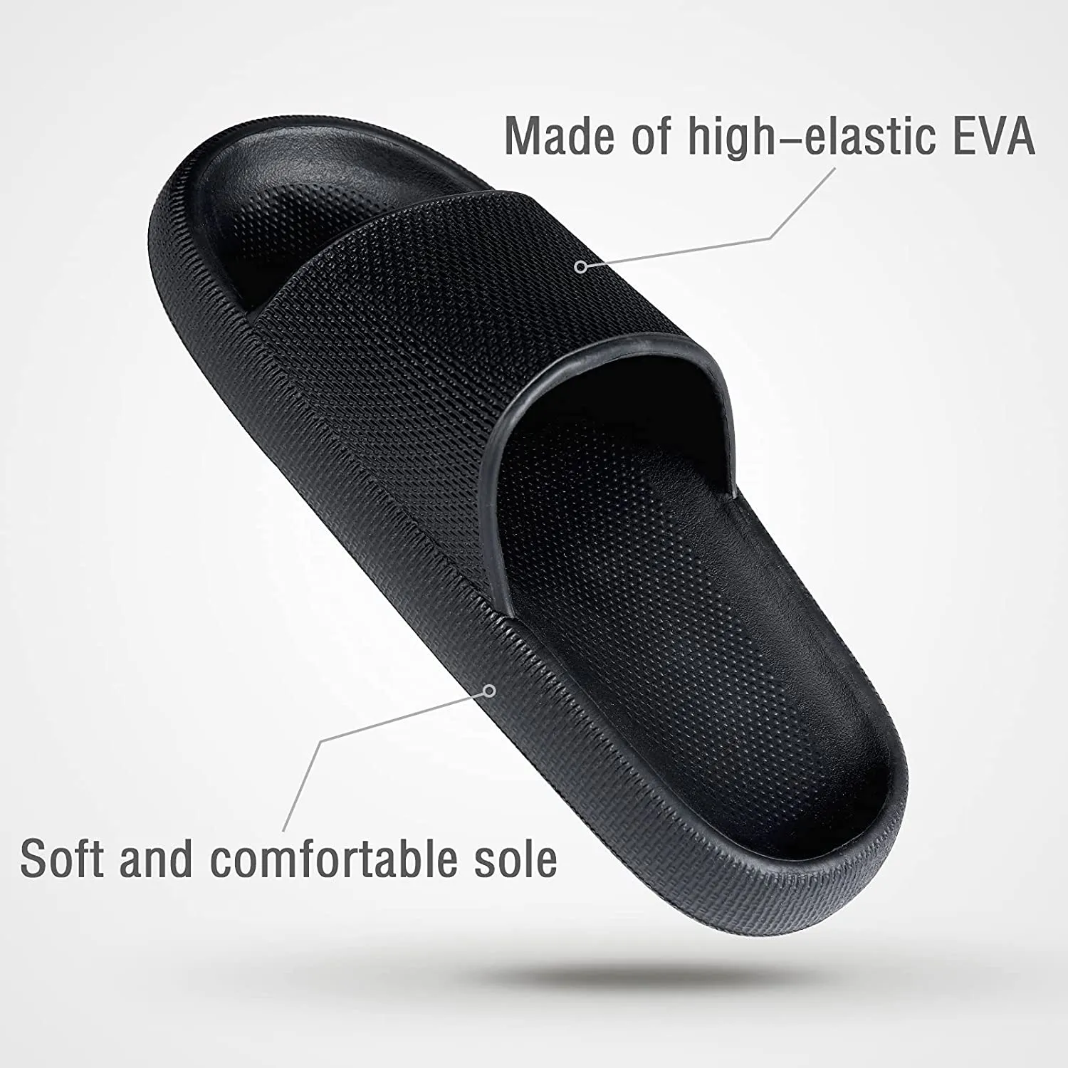 Colorxy Pillow Sandals Slippers for Women Men Non Slip Outdoor Shower Slides Shoes Bath Slippers