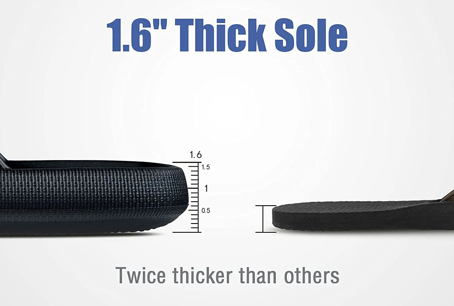 Colorxy Pillow Sandals Slippers for Women Men Non Slip Outdoor Shower Slides Shoes Bath Slippers