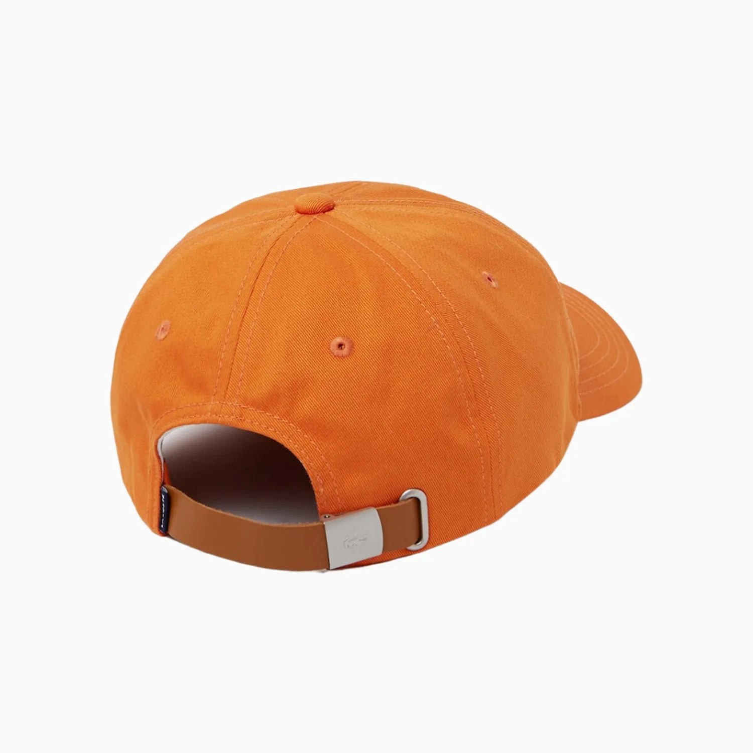 Contrast Strap And Oversized Crocodile Cotton Cap