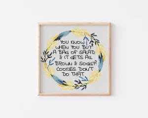 Cookies Cross Stitch Pattern #557