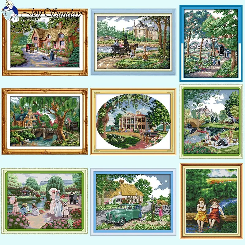 Countryside Scenery Cross Stitch Kits