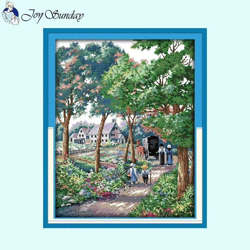 Countryside Scenery Cross Stitch Kits