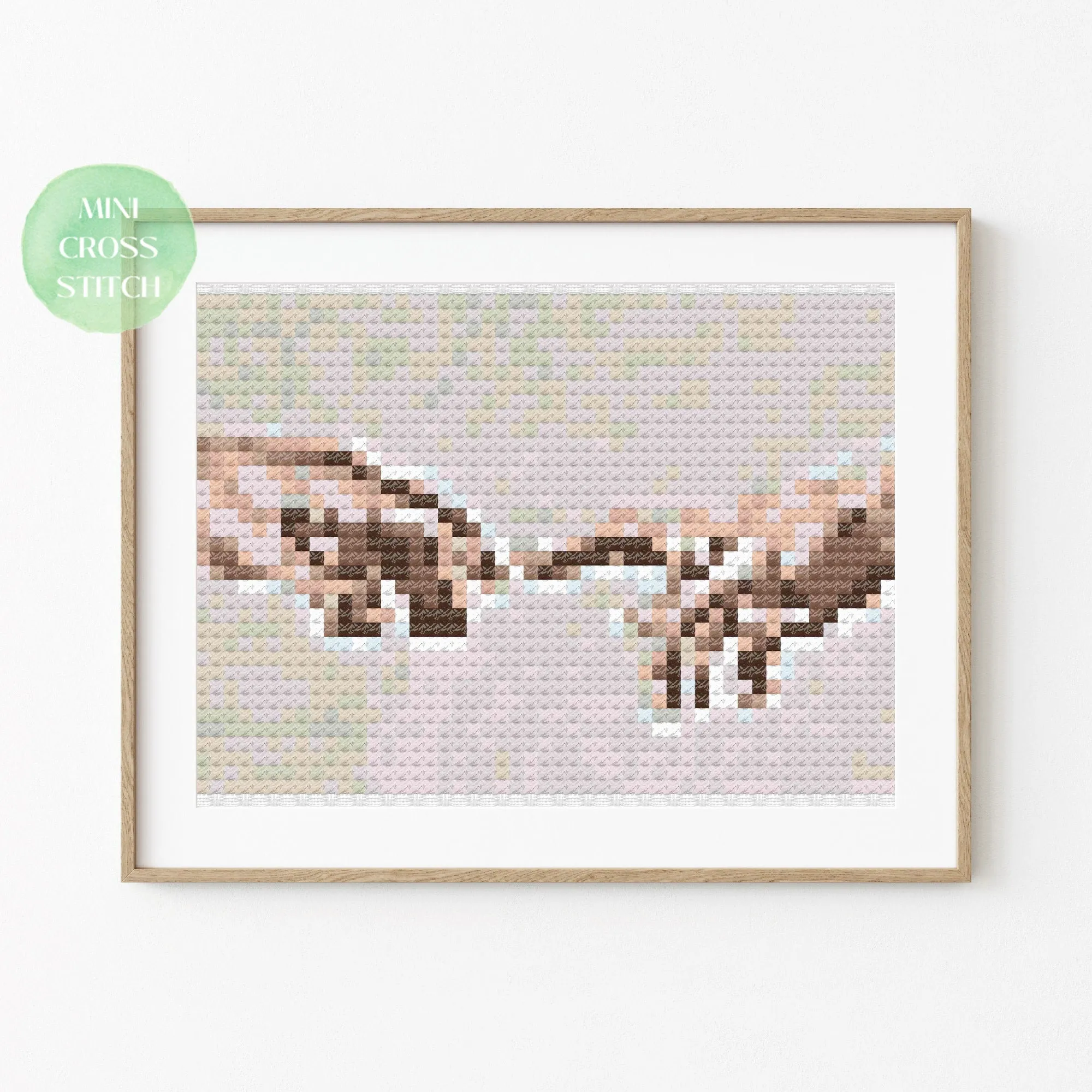 Creation of Adam Mini Cross Stitch Pattern #197