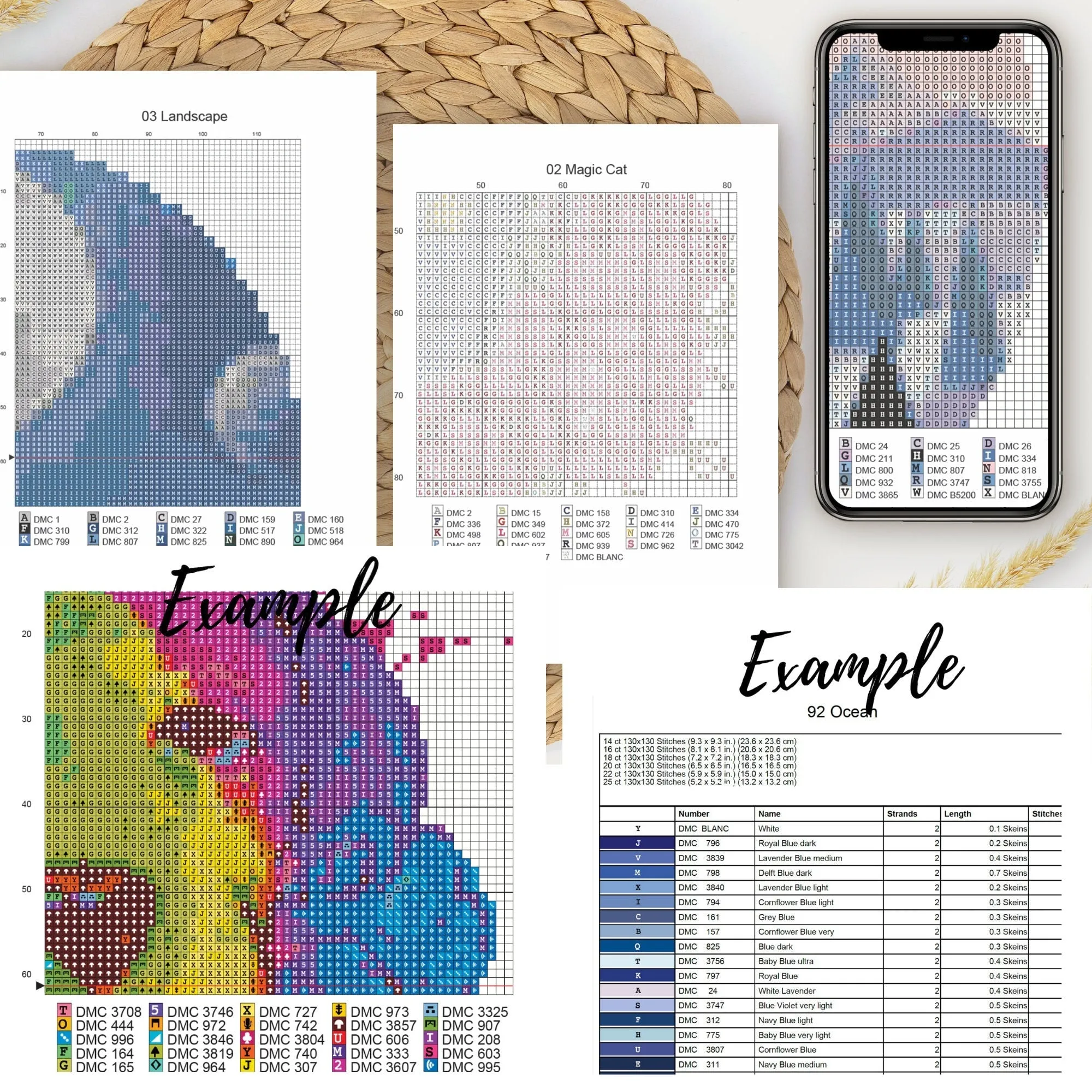 Creation of Adam Mini Cross Stitch Pattern #197
