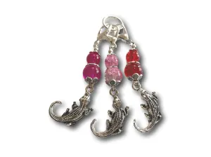 Crocodile M3 - #073 - Set of 3 Stitch Markers