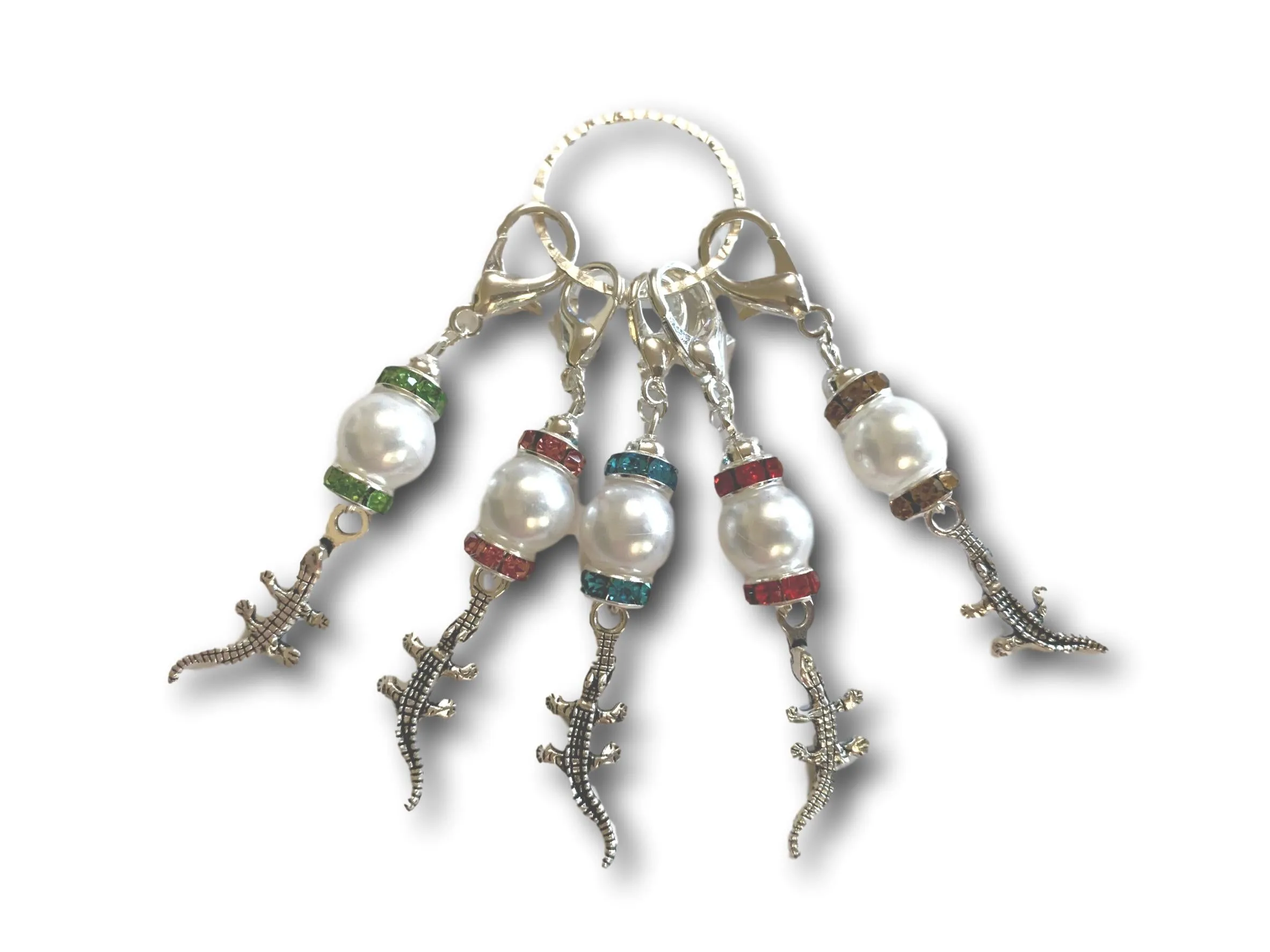 Crocodile M5 - #084 - Set of 5 Stitch Markers