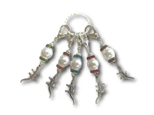 Crocodile M5 - #084 - Set of 5 Stitch Markers
