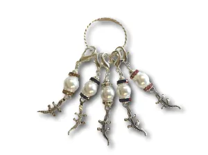 Crocodile M5 - #087 - Set of 5 Stitch Markers