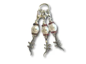Crocodile M5 - #089 - Set of 3 Stitch Markers