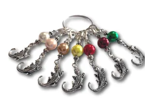 Crocodile M6 - #091 - Set of 7 Stitch Markers