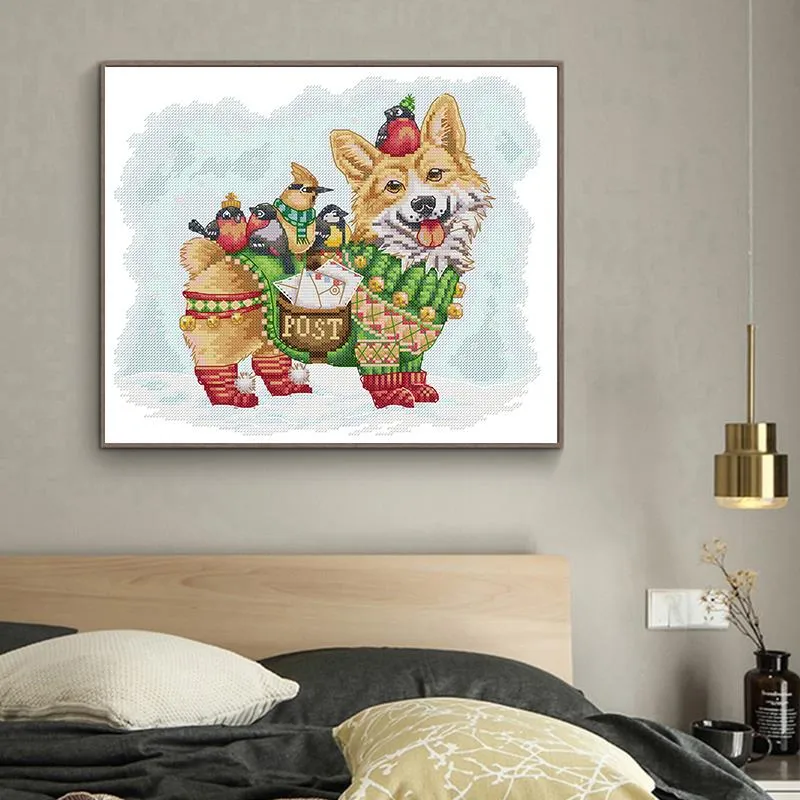 Cross Stitch Shops Puppy Postman Joy Sunday