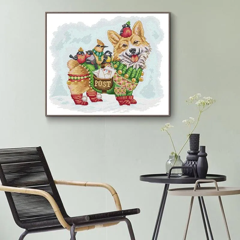Cross Stitch Shops Puppy Postman Joy Sunday