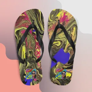 Cross the Cosmos Flip-Flops