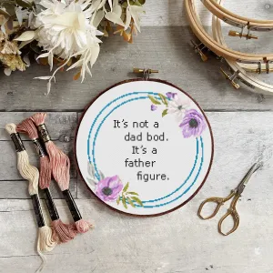 Dad Bod Cross Stitch Pattern #170