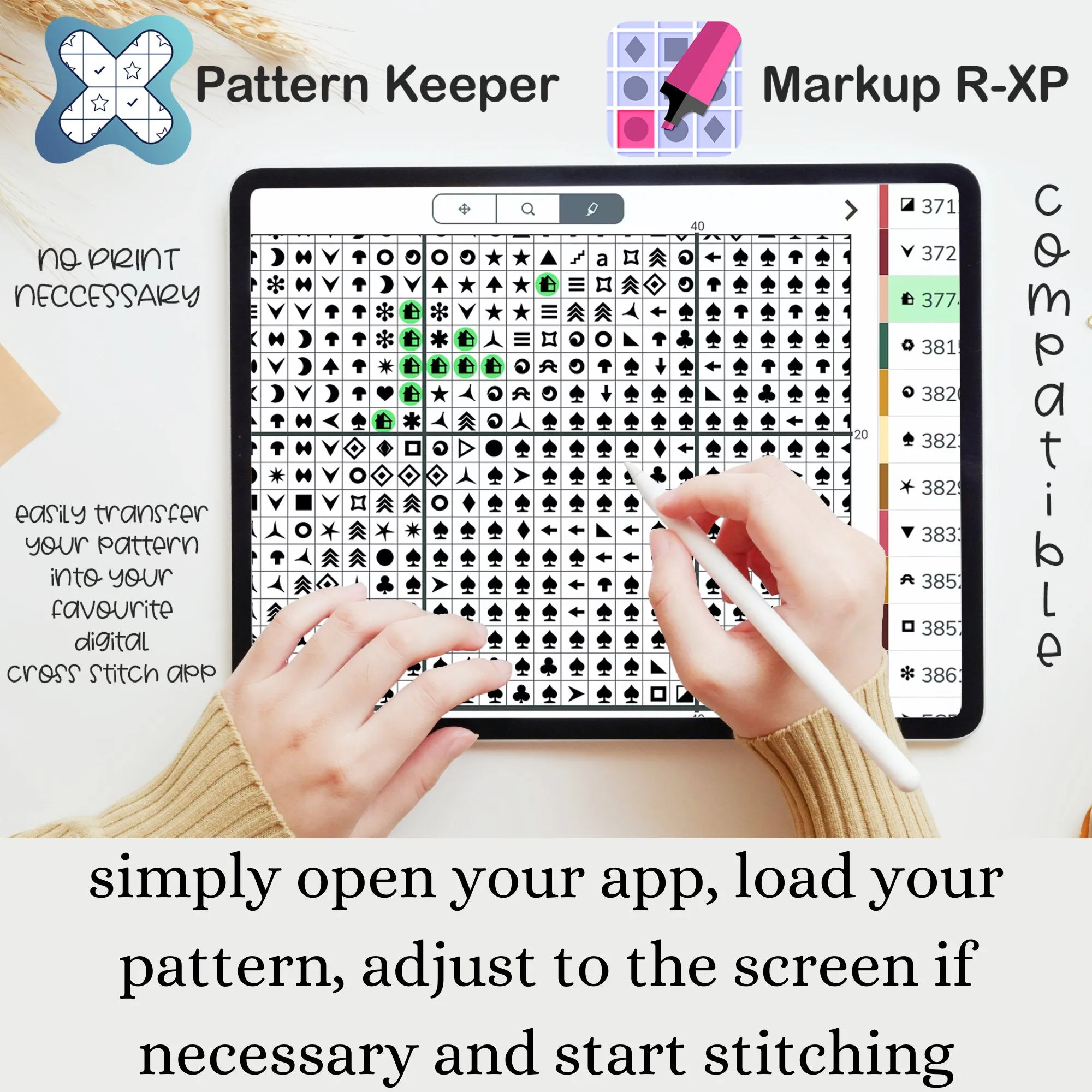 Dad Bod Cross Stitch Pattern #170
