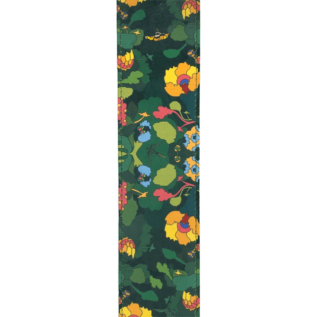 D'Addario Beatles Yellow Submarine 55th Anniversary Guitar Strap, Pepperland Woods