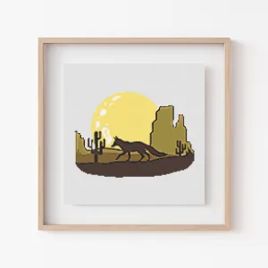 Desert Cross Stitch Pattern #783