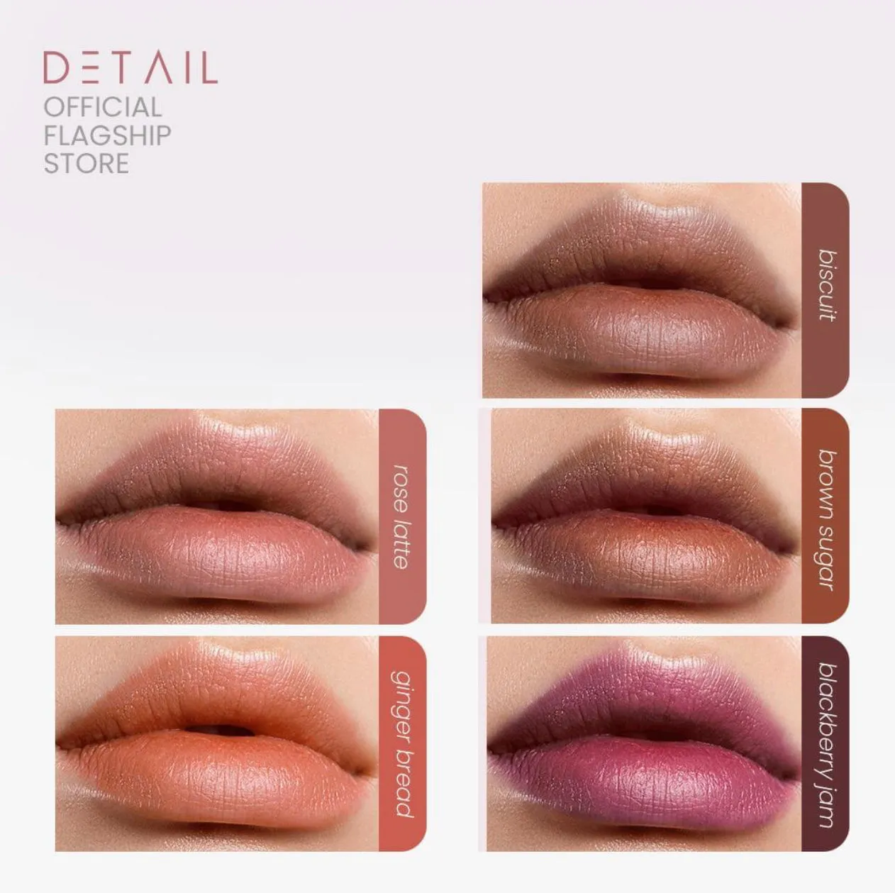 Detail Satin Cosmetics Luxe Butter Tint  (Buttercream, Jam Series)