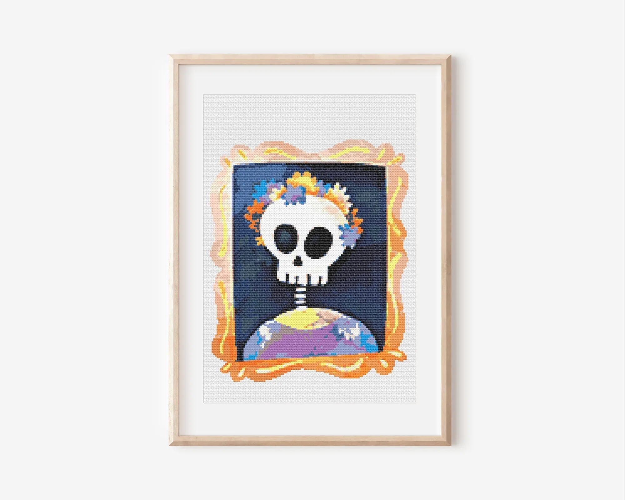 Dia de Muertos Cross Stitch Pattern #448