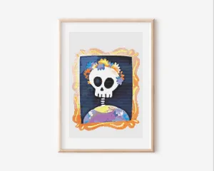Dia de Muertos Cross Stitch Pattern #448
