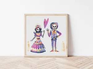 Dia de Muertos Cross Stitch Pattern #452