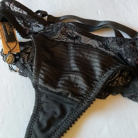 DIA VON TEESE D23945 DITA VON TEESE MADAME X G STRING THONG BLACK XS NEW