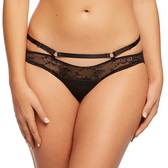 DIA VON TEESE D23945 DITA VON TEESE MADAME X G STRING THONG BLACK XS NEW