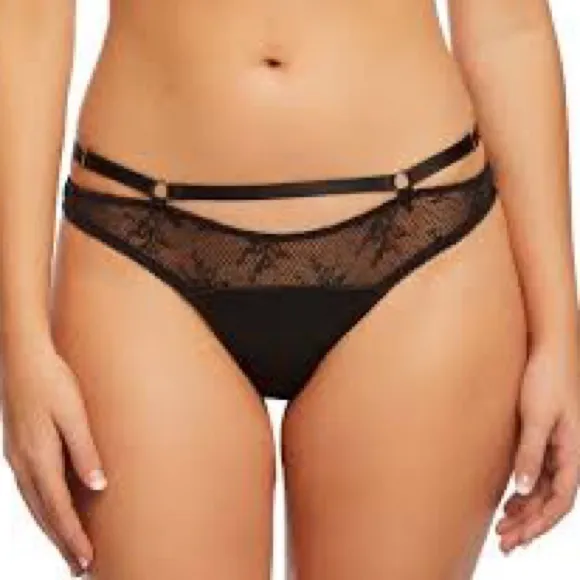 DIA VON TEESE D23945 DITA VON TEESE MADAME X G STRING THONG BLACK XS NEW
