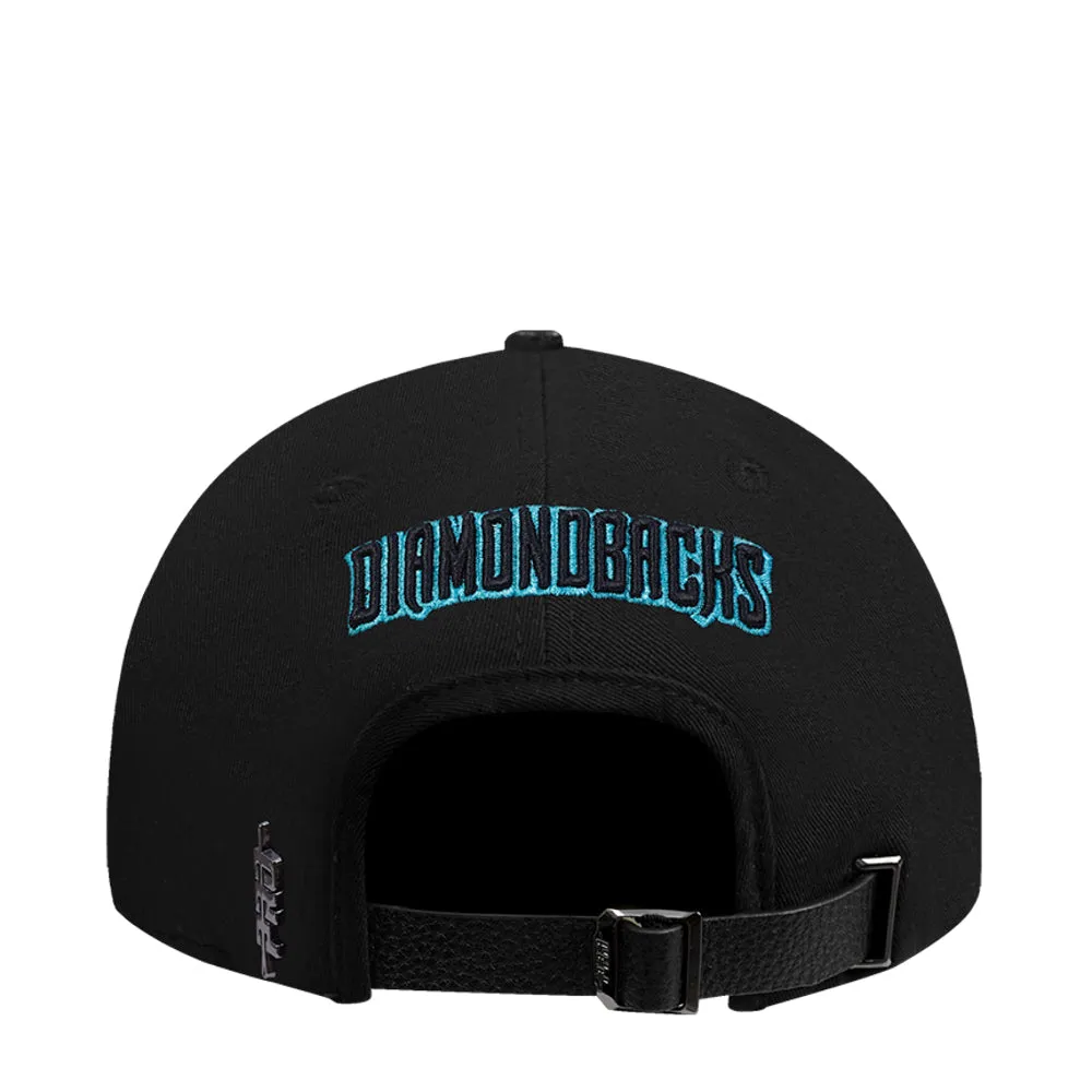 Diamondbacks Sugar Skull Wool Blend Pinch Front Strapback