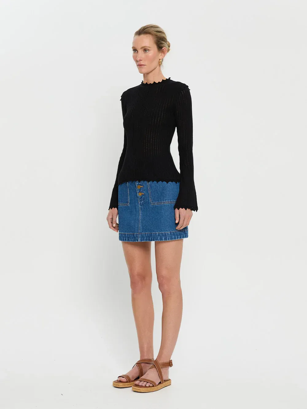 Diana Knit Top - Black