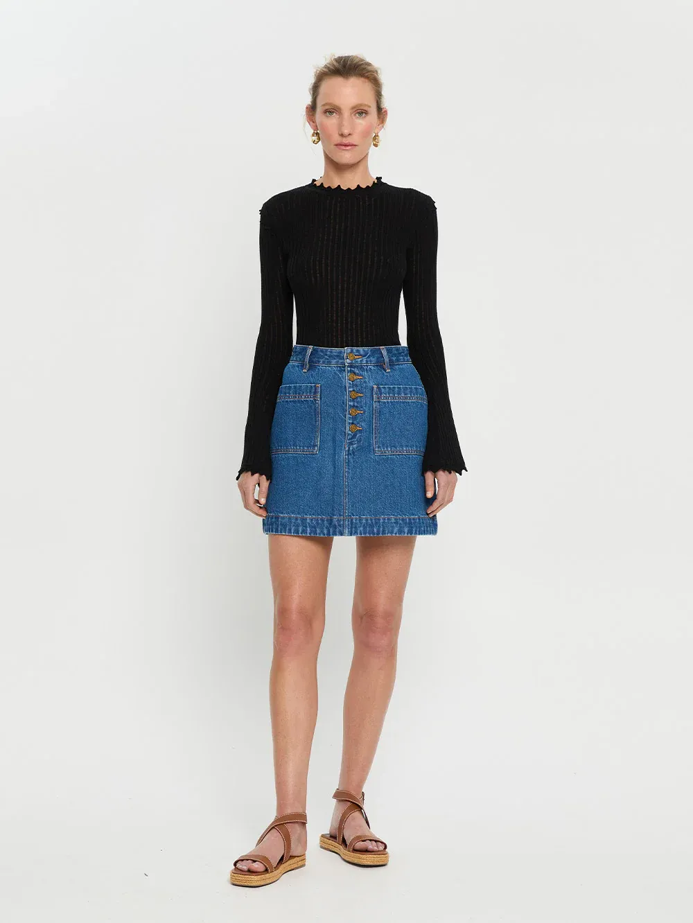 Diana Knit Top - Black