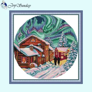 Dream Aurora Counted Cross Stitch