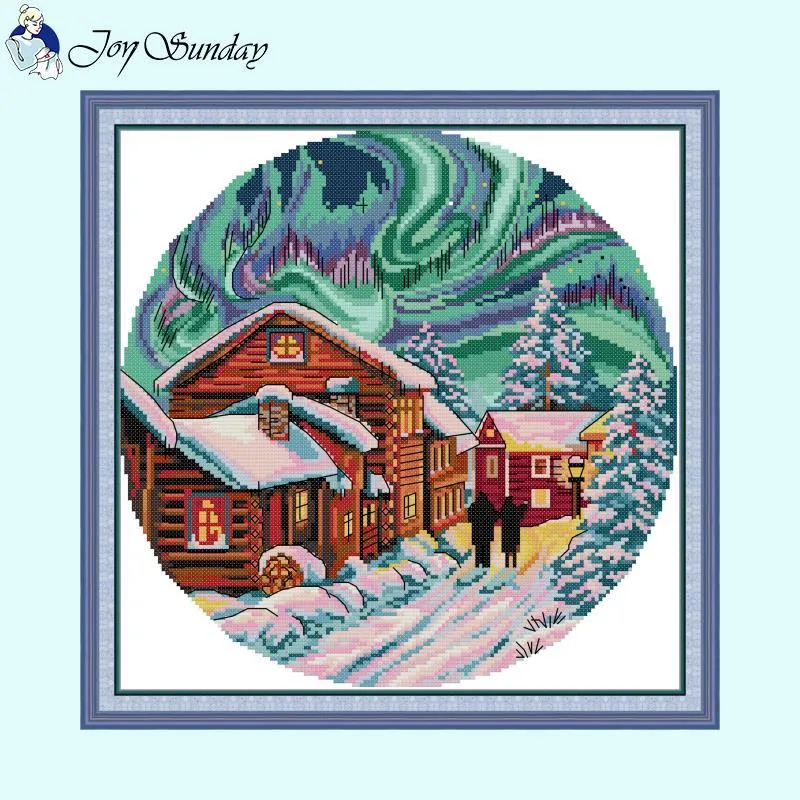 Dream Aurora Counted Cross Stitch