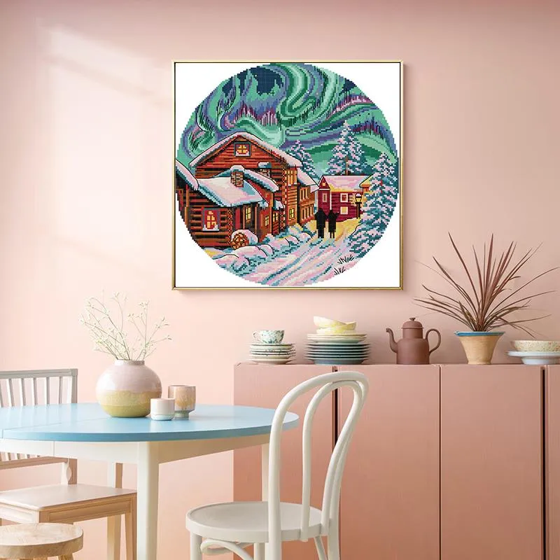 Dream Aurora Counted Cross Stitch
