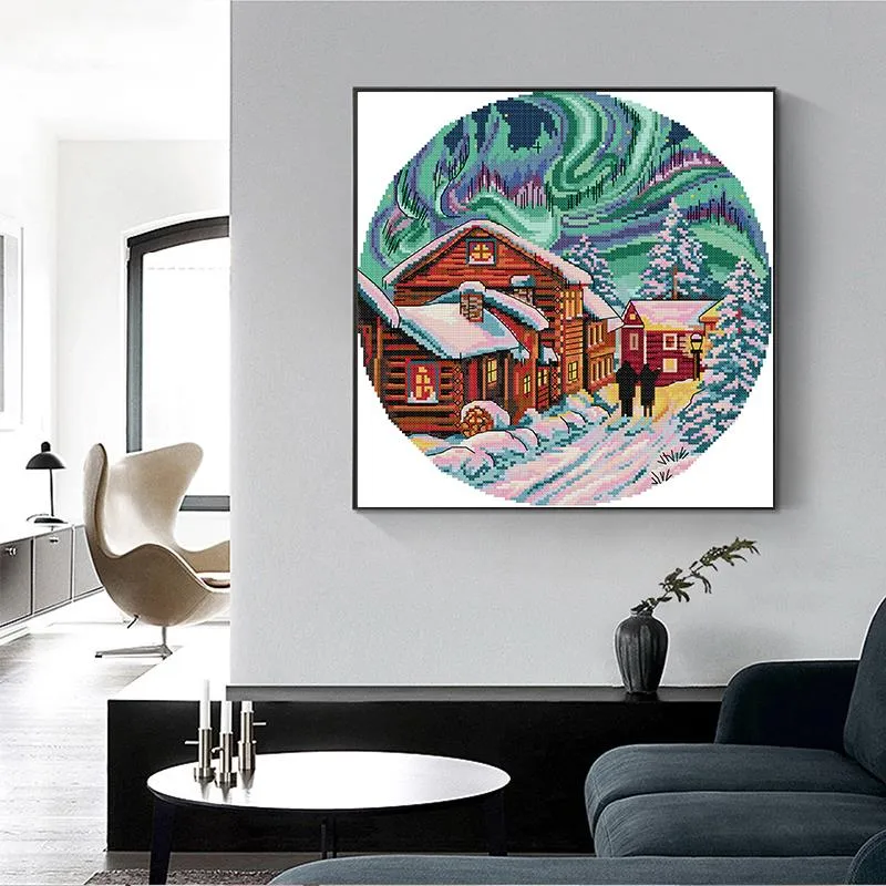 Dream Aurora Counted Cross Stitch