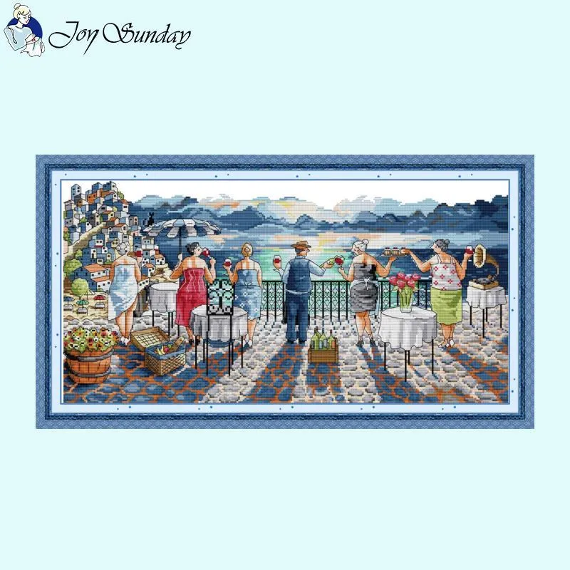 Enjoy Life Character Patterns DIY Cross Stitch