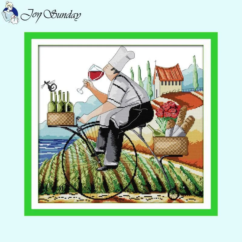Enjoy Life Character Patterns DIY Cross Stitch