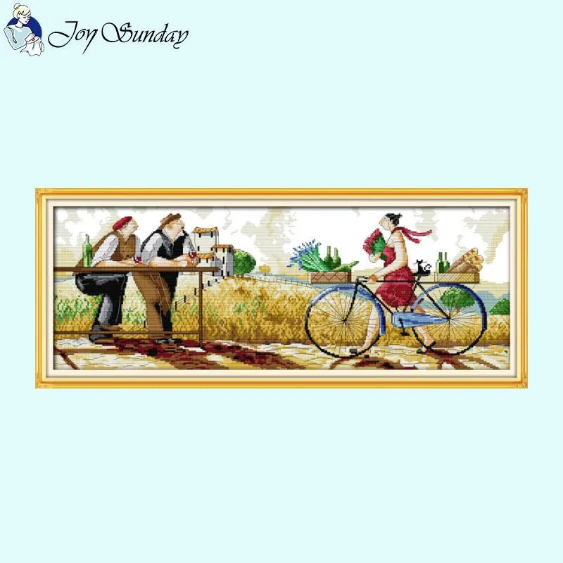 Enjoy Life Character Patterns DIY Cross Stitch
