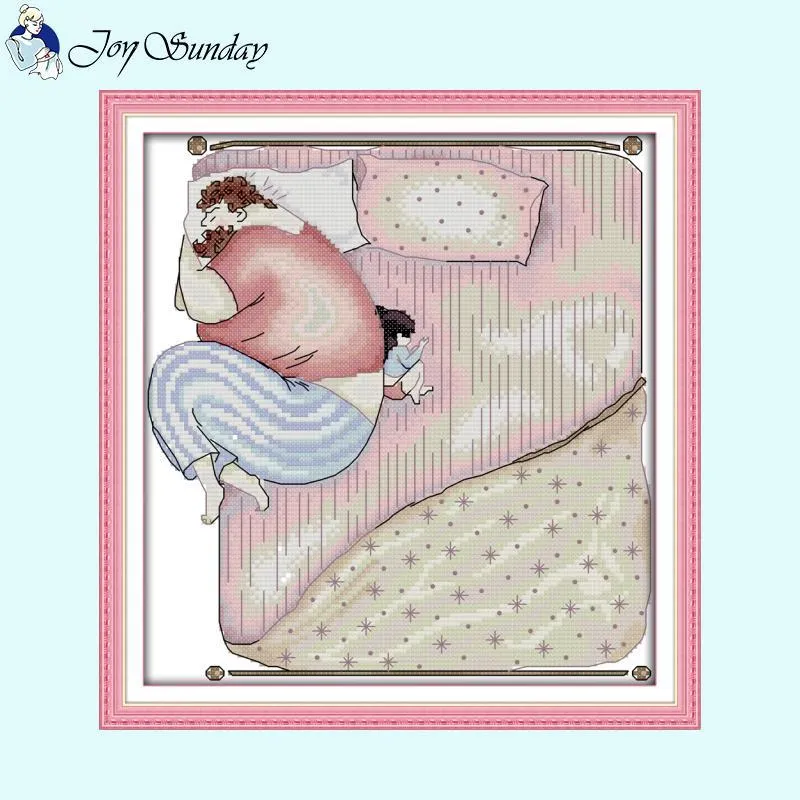 Enjoy Life Character Patterns DIY Cross Stitch
