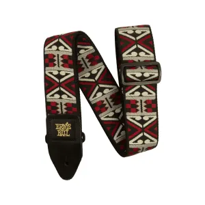 Ernie Ball Jacquard Guitar Strap, Primal Red