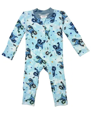 esme- Dino Star Flip-Footie